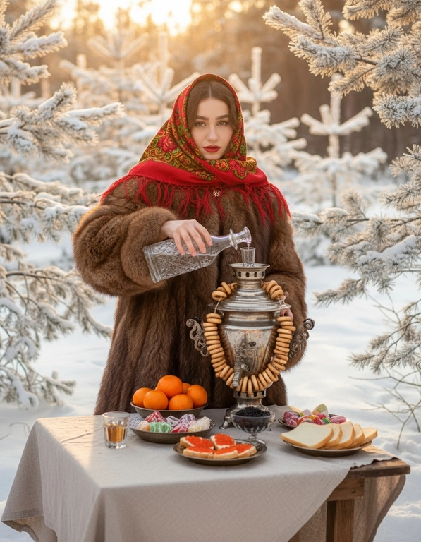 Чаепитие в стиле Russian girl